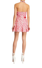 Alessandra Rich Heart - print Halterneck Mini Dress - Runway Catalog