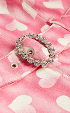 Alessandra Rich Heart - print Halterneck Mini Dress - Runway Catalog