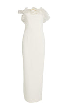 Alessandra Rich Organza – Maxikleid mit Besatz – Laufsteg-Katalog