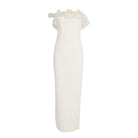 Alessandra Rich Organza - Trim Maxi Dress - Runway Catalog