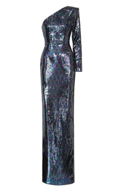 Alex Perry Tallon Sequin One Sleeve Gown - Runway Catalog