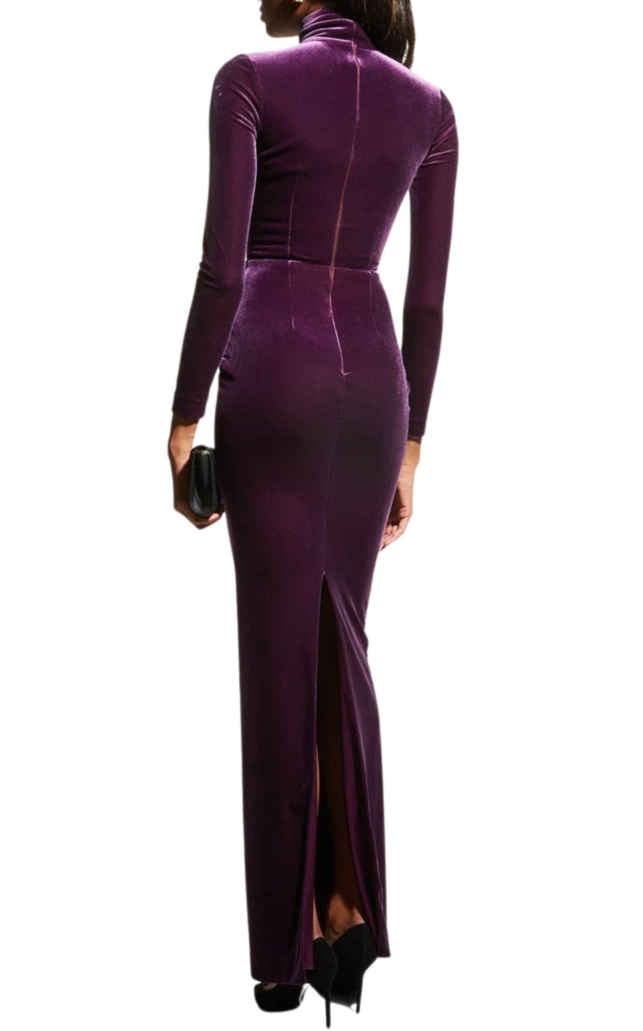 Alex Perry Tierney Velvet Column Gown - Runway Catalog
