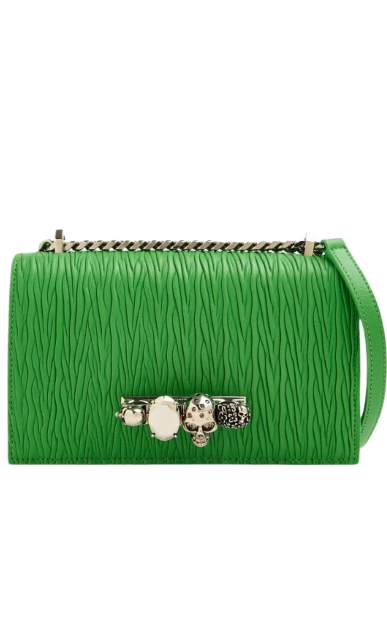 Alexander McQueen Jewelled Small Crossbody Satchel Bag