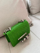 Alexander McQueen Jewelled Small Crossbody Satchel Bag - Runway Catalog