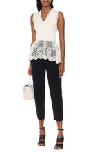 Alexander McQueen Lace - details Peplum Top - Runway Catalog