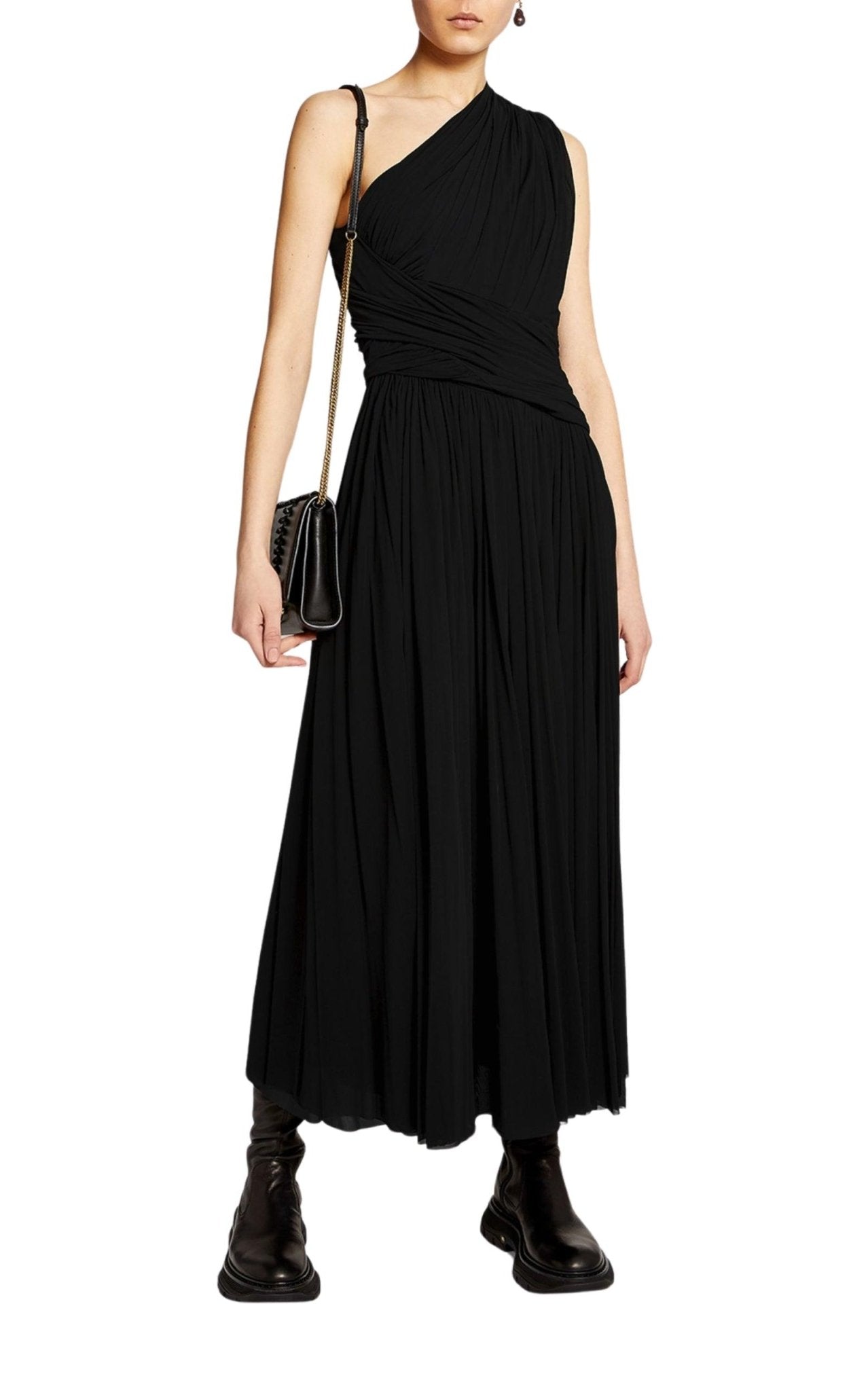 Alexander McQueen One-shoulder Evening Gown