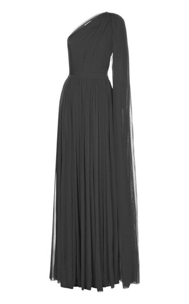 strapless open back dress Alexander McQueen One-shoulder Evening Gown – Runway Catalog