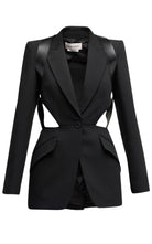 Alexander McQueen Single - Breasted Slashed Blazer - Runway Catalog