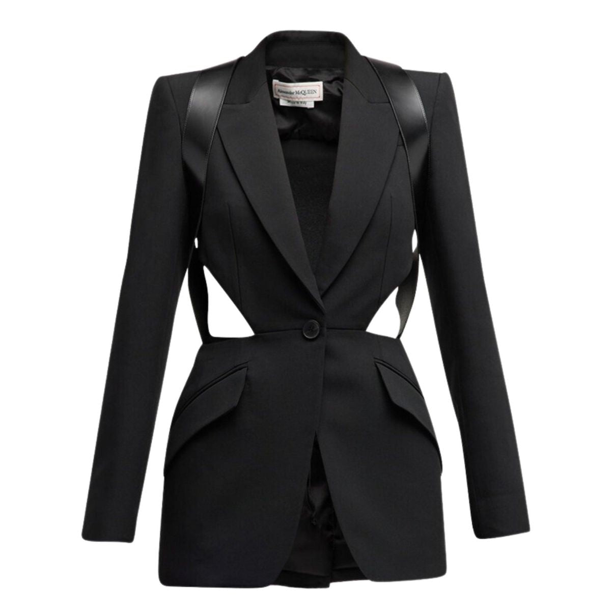 Single-Breasted Slashed Blazer - Runway Catalog Single-Breasted Slashed Blazer - Runway Catalog