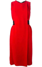 Alexander Wang Belt Detail Red Sheath Dress - Runway Catalog