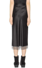 Alexander Wang Black Silk Metal Fringe Skirt - Runway Catalog
