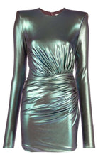 Alexandre Vauthier Iridescent Mini Ruched Dress - Runway Catalog
