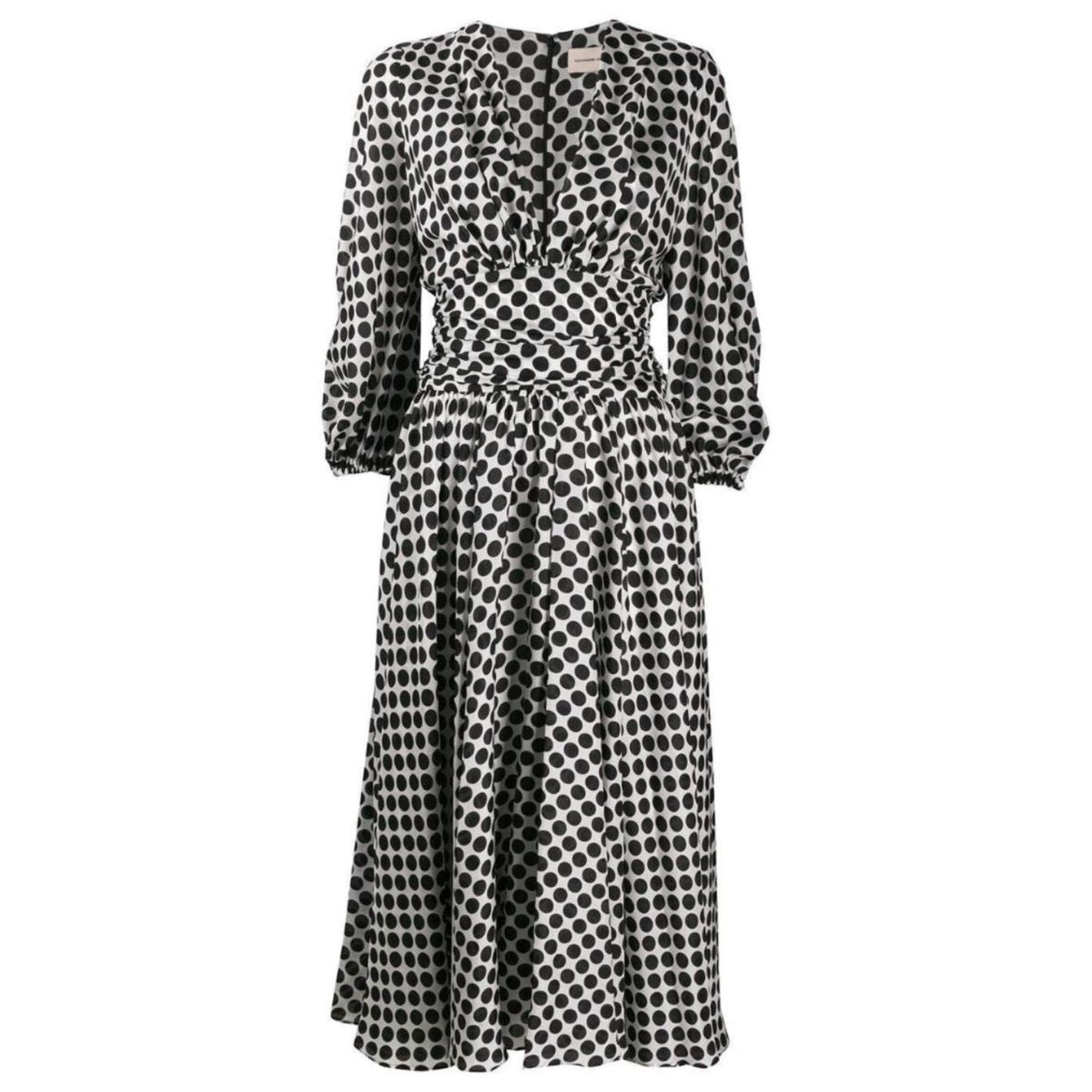 Alexandre Vauthier Polka - dot Print Midi Dress - Runway Catalog