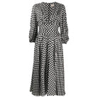 Alexandre Vauthier Polka - dot Print Midi Dress - Runway Catalog