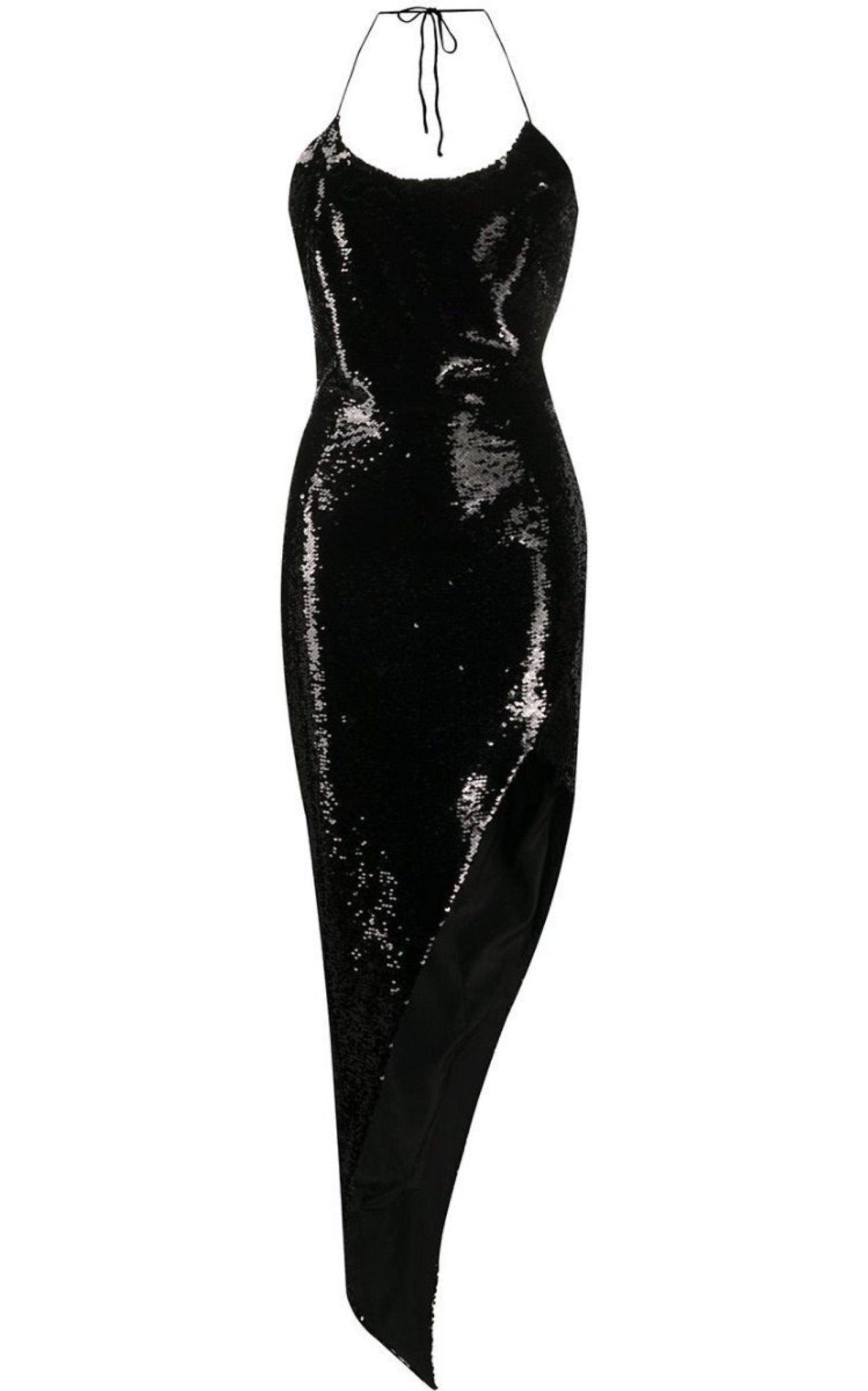 Alexandre Vauthier Sequin Embellished Asymmetric Dress