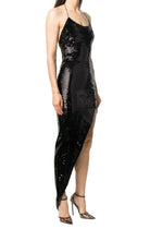 Alexandre Vauthier Sequin Embellished Asymmetric Dress - Runway Catalog