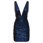 Alexandre Vauthier Sequinned V - neck Mini Dress - Runway Catalog