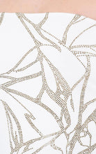 Robe midi bustier blanche à perles Alexandre Vauthier - Catalogue défilé