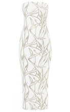 Robe midi bustier blanche à perles Alexandre Vauthier - Catalogue défilé