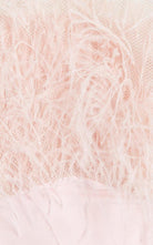 Aliétte Robe à épaules dénudées ornée de plumes - Catalogue défilé