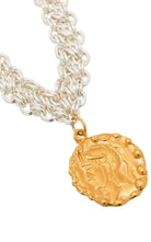 Alighieri 24K Gold - Plated Woven Tapestry Amulet Necklace - Runway Catalog