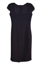 Amelia Toro Short Black Wool Heart Neckline Dress - Runway Catalog
