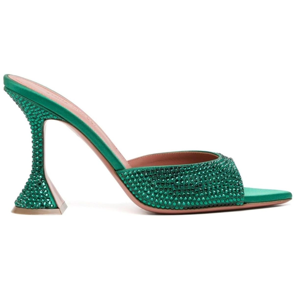 Amina Muaddi 95mm Carolin Crystal Embellished Sandals - Runway Catalog