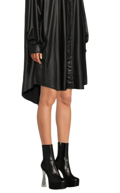 Amina Muaddi Dua Glass Ankle Boots - Runway Catalog