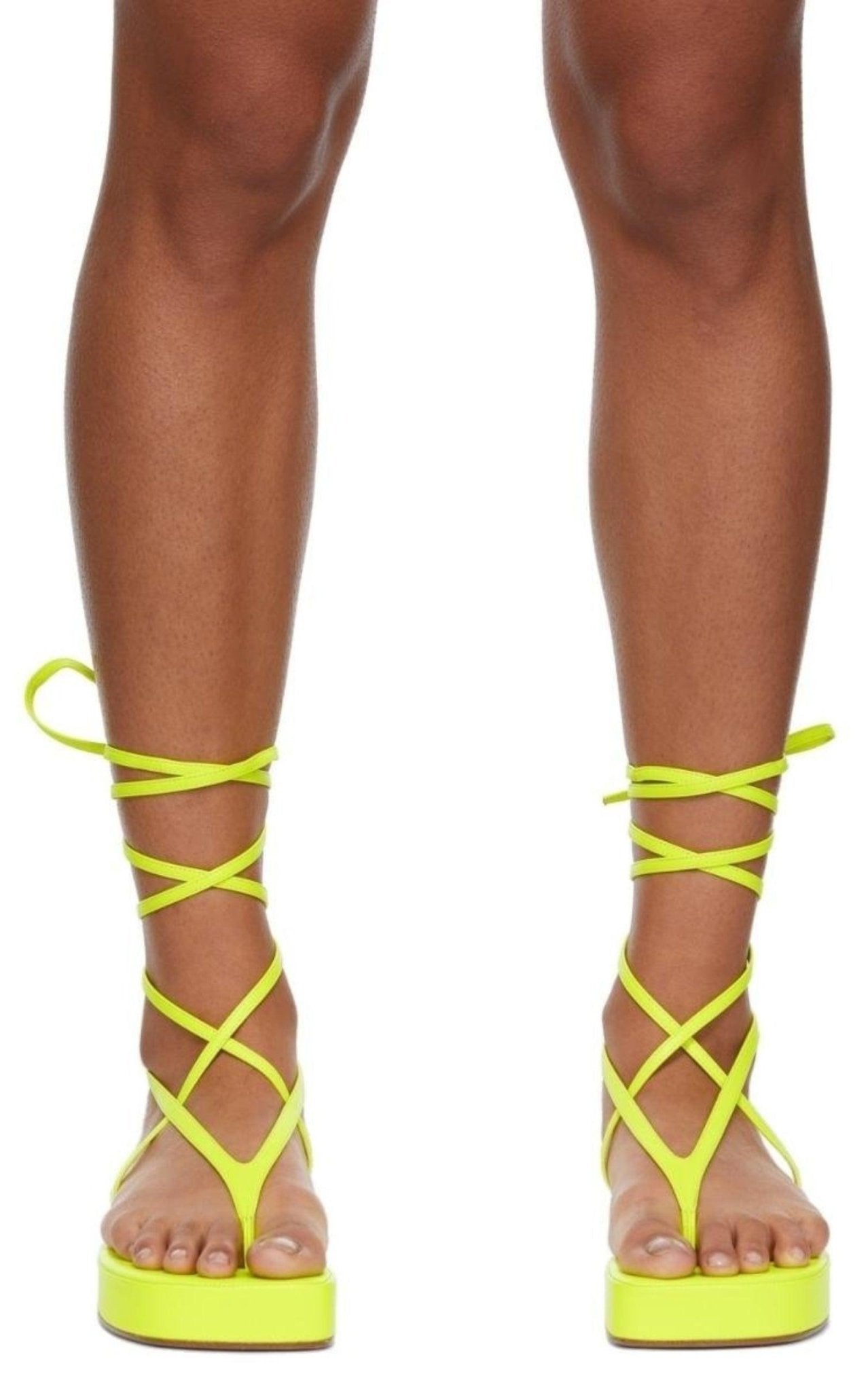 Amina Muaddi Jamie Platform Sandals - Runway Catalog