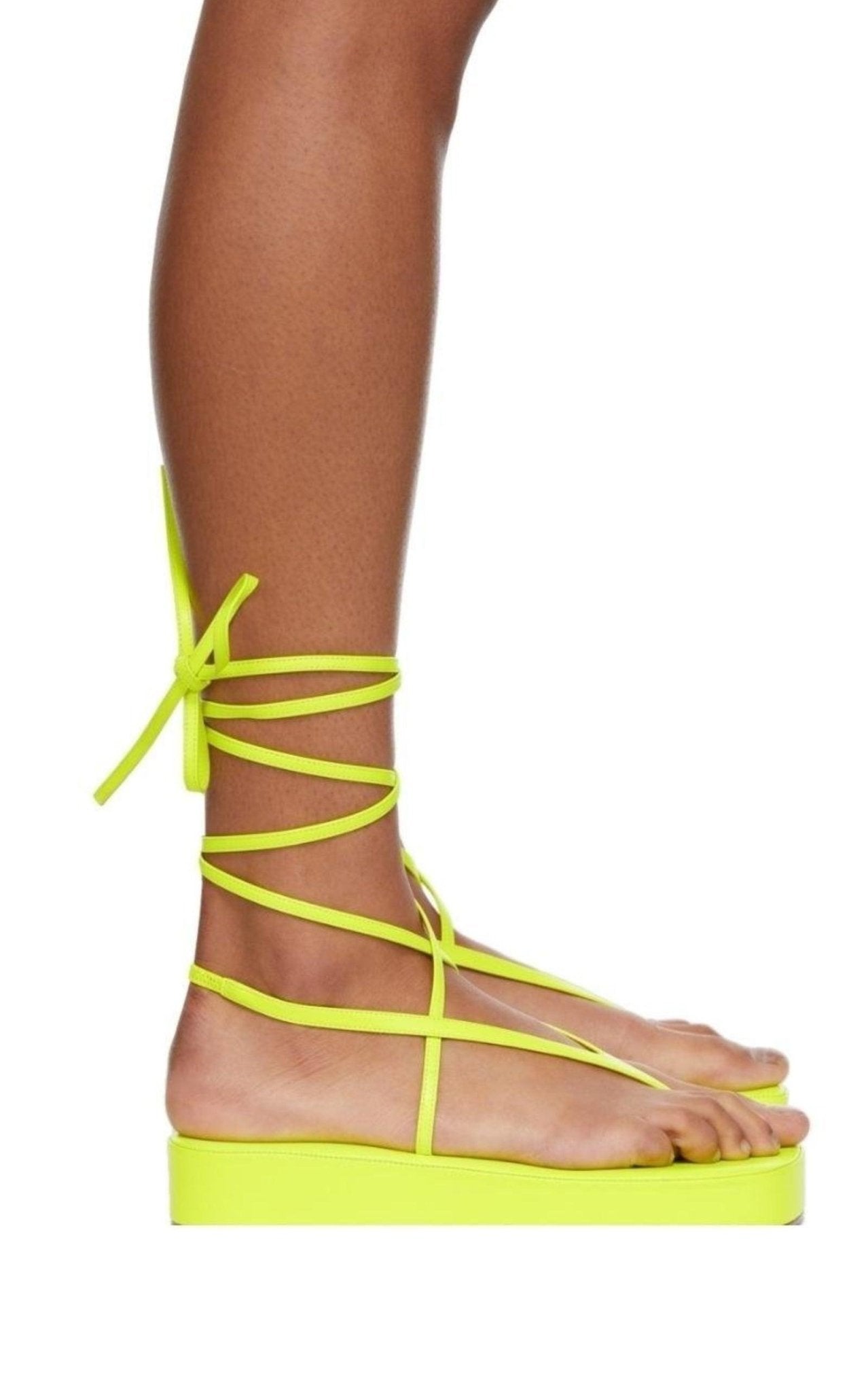 Amina Muaddi Jamie Platform Sandals - Runway Catalog