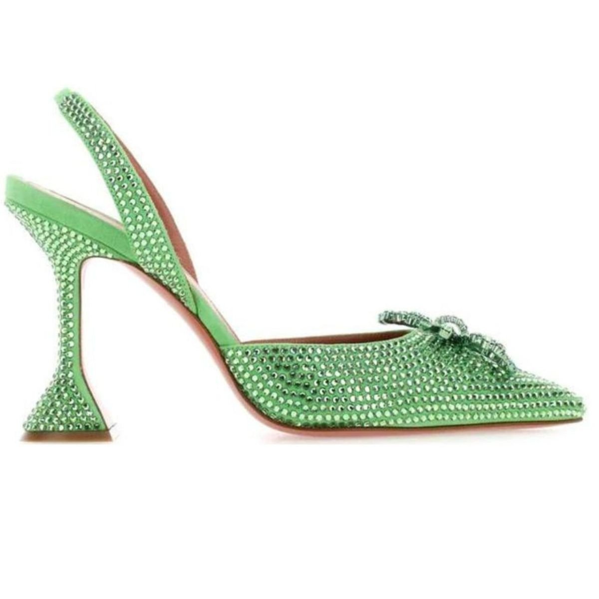 Escarpins à nœud décoratif Amina Muaddi Rosie - Catalogue Runway