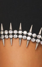 Area Crystal Spike Mini Dress - Runway Catalog