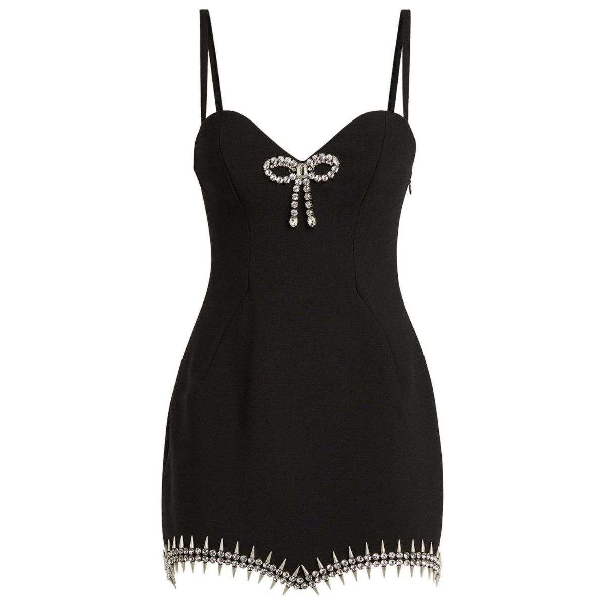 Area Crystal Spike Mini Dress - Runway Catalog