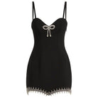 Area Crystal Spike Mini Dress - Runway Catalog