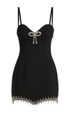 Area Crystal Spike Mini Dress - Runway Catalog