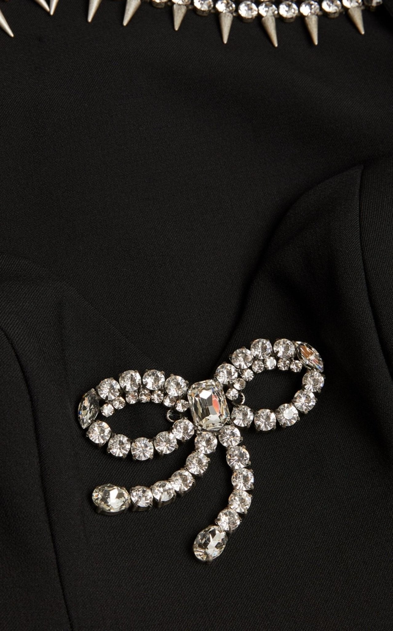 Area Crystal Spike Mini Dress - Runway Catalog