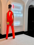 Area Draped Cowl Jumpsuit - Runway Catalog