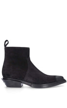 Balenciaga Schwarze Wildleder-Stiefeletten – Runway-Katalog
