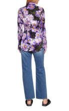 Balenciaga Floral Printed Crinkled Effect Silk Shirt - Runway Catalog