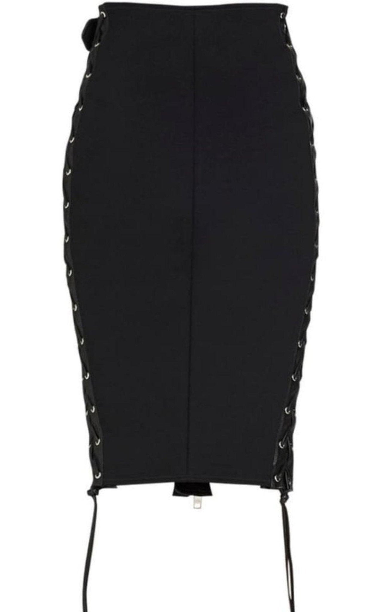 Balenciaga Leather Pencil Skirt - Runway Catalog