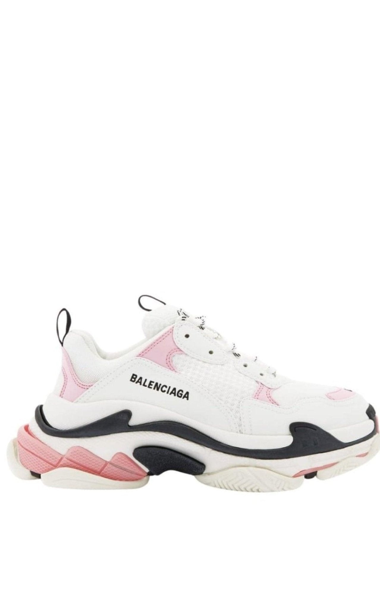 Balenciaga Triple S leather and Mesh Sneakers