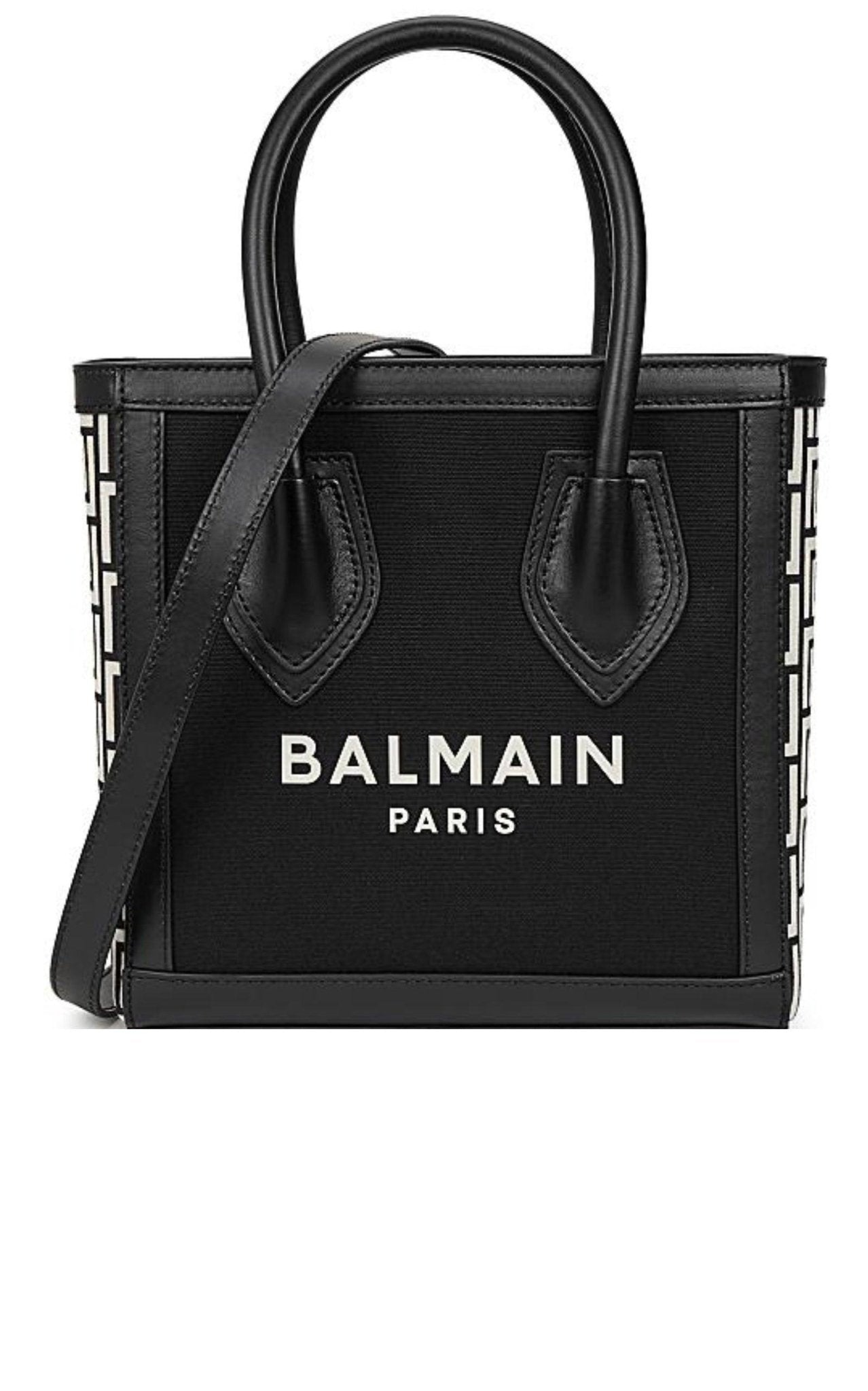 Balmain B-Army 24 Panelled Canvas Tote