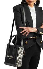Balmain B - Army 24 Panelled Canvas Tote - Runway Catalog