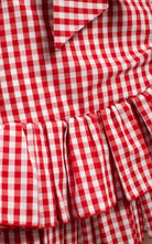 Balmain Belted Ruffled Plaid Mini Skirt - Runway Catalog