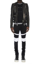Balmain Black Leather Biker Jacket - Runway Catalog