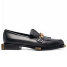 Balmain Black Tomi Leather Loafers - Runway Catalog
