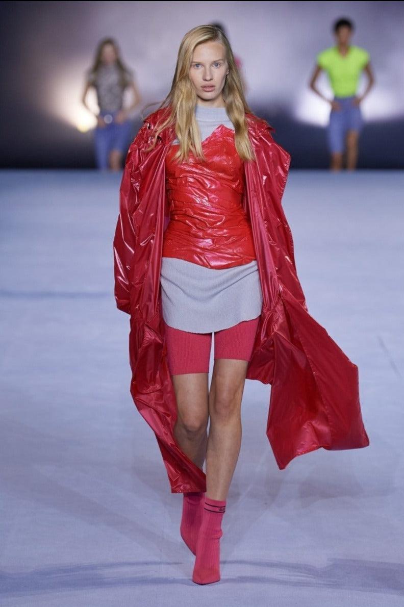 Balmain Button - embellished Ribbed Cycling Shorts - Runway Catalog