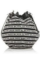 Balmain Canvas Bucket Large Bag - Runway Catalog