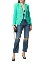 Balmain Karo-Halterneck-Body – Laufsteg-Katalog