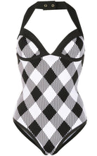 Balmain Karo-Halterneck-Body – Laufsteg-Katalog